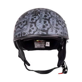 Moto prilba W-TEC Black Heart V535 Cross Skull