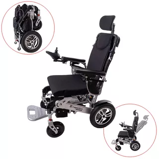 Elektrický vozík inSPORTline Hawkie Evo s polohovateľným operadlom 700W - 2.akosť