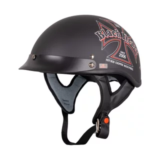 Moto prilba W-TEC Black Heart V531 Iron Cross
