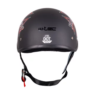 Moto prilba W-TEC Black Heart V531 Iron Cross - čierna