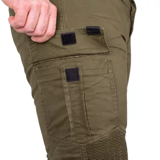 Moto jeansy W-TEC Wallbridge Olive - olivovo zelená