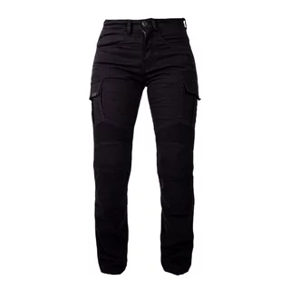 Dámske moto jeansy W-TEC Komehana - čierna
