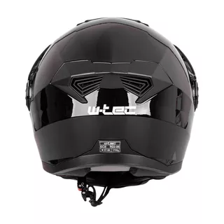 Výklopná enduro prilba W-TEC Biscaia P/J - čierna- lesk