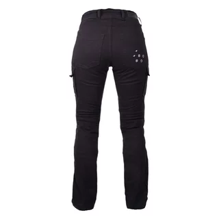 Dámske moto jeansy W-TEC Komehana - čierna
