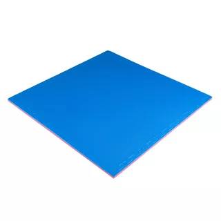 Puzzle tatami podložka inSPORTline Sazegul 100x100x2 cm - mocha mousse-čierna, vzor 5 prúžkov