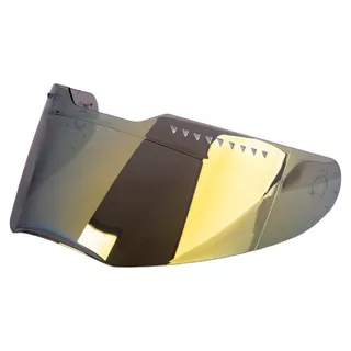 Náhradné plexi pre prilbu W-TEC Burgosa - zlatá