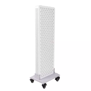Stojan s kolieskami pre infračervený LED panel inSPORTline Tugare - 2.akosť - biela