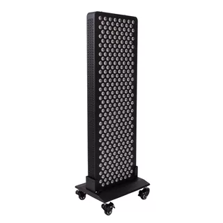 Stojan s kolieskami pre infračervený LED panel inSPORTline Tugare - čierna