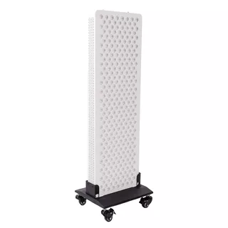 Stojan s kolieskami pre infračervený LED panel inSPORTline Adacer - biela - čierna