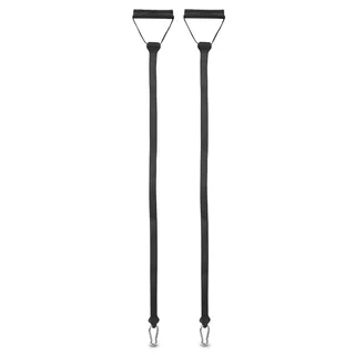 Balančná podložka inSPORTline Dome Edge s gumovými expandérmi 100 cm / 4,6 kg - čierna