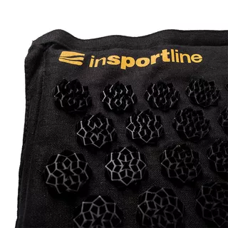 Akupresúrna podložka a vankúš inSPORTline EcoSpike - čierna