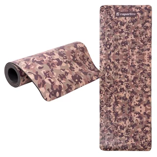 Karimatka inSPORTline Camu 173x61x0,4 cm - šedý maskáč - hnedý maskáč