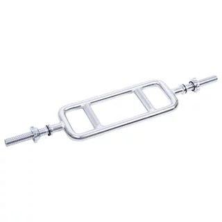 Vzpieračská tyč na triceps inSPORTline Tridabar 88,5cm/30mm s objímkami