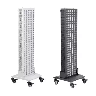 Stojan s kolieskami pre infračervený LED panel inSPORTline Brister - biela