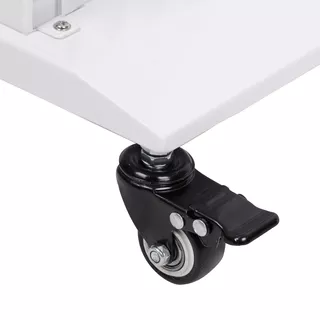 Stojan s kolieskami pre infračervený LED panel inSPORTline Brister - biela