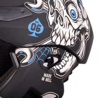 Detská downhill prilba W-TEC Delgada - Freestyle Blue
