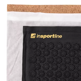 Akupresúrna podložka a vankúš inSPORTline EcoSpike - čierna