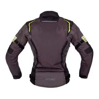 Dámska letná moto bunda W-TEC Jelsa - šedá-fluo