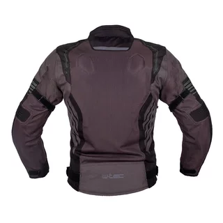 Letná moto bunda W-TEC Pelyes - šedá-fluo