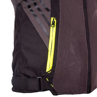 Dámska letná moto bunda W-TEC Jelsa - šedá-fluo