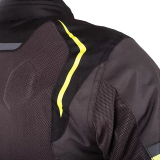 Dámska letná moto bunda W-TEC Jelsa - šedá-fluo