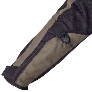 Letná moto bunda W-TEC Rovin - čierno-zeleno-červená