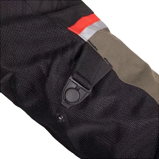 Letná moto bunda W-TEC Rovin - čierno-zeleno-červená