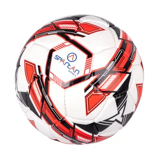 Futbalová lopta SPARTAN Club Junior veľ. 3 - čierno-červená - čierno-červená