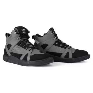 Moto topánky W-TEC Milwook - šedo-čierna
