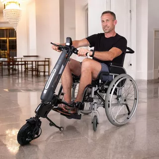Prídavný elektrický pohon pre invalidné vozíky inSPORTline Oppatia - 2.akosť