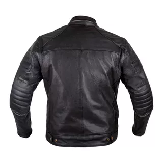 Letná kožená moto bunda W-TEC Gradac - čierna