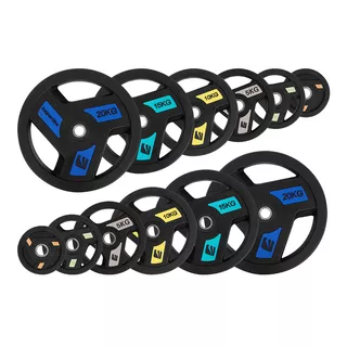 Pogumované olympijské kotúče inSPORTline Herk OL 50 mm 1,25-25 kg
