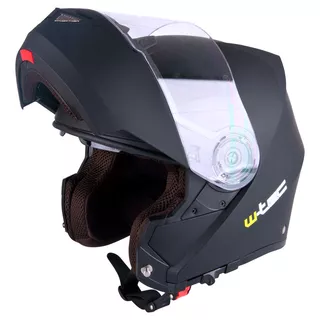 Výklopná moto prilba W-TEC Vexamo - 2.akosť - čierno-šedá