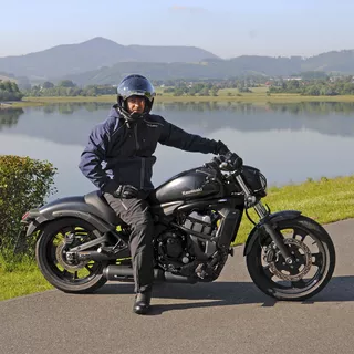 Kožené moto topánky W-TEC Benkoff - čierna