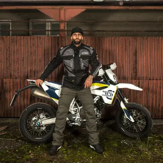Pánske moto nohavice W-TEC Shoota - tmavo šedá