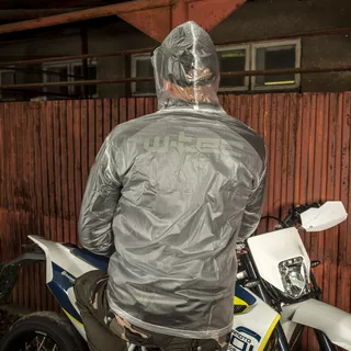 Moto pláštenka W-TEC Lighty - transparentná