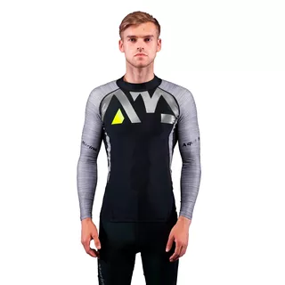 Pánske tričko pre vodné športy Aqua Marina Division - šedá - šedá