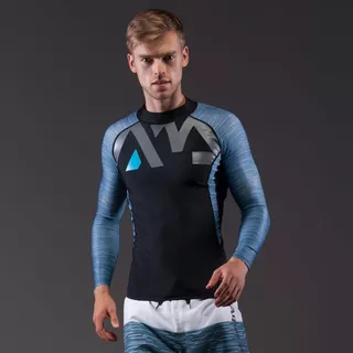 Pánske tričko pre vodné športy Aqua Marina Division - šedá