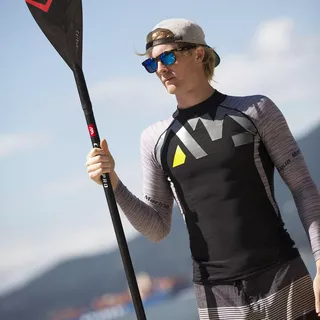 Pánske tričko pre vodné športy Aqua Marina Division - šedá