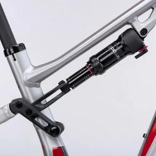 Celoodpružený elektrobicykel Ghost E-ASX 130 Universal B750 29"/27.5" - Light Grey/Red