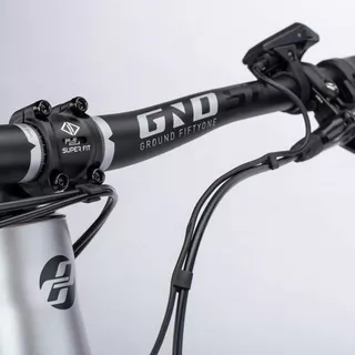 Celoodpružený elektrobicykel Ghost E-ASX 130 Universal B750 29"/27.5" - Light Grey/Red