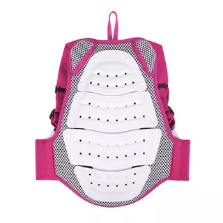 Detský chránič chrbtice Etape Junior Fit 1.0 - bielo-ružová - bielo-ružová
