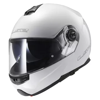 Výklopná prilba LS2 FF325 Strobe - biela - biela