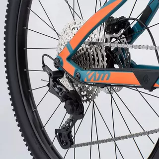 Celoodpružený bicykel Ghost Kato FS Universal 27.5" 9.0 - Blue Grey/Orange Matt