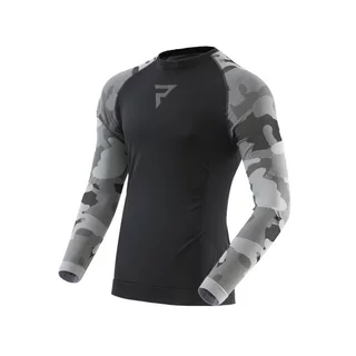 Moto thermo tričko Rebelhorn Freeze II Jersey - čierna - čierna-kamufláž