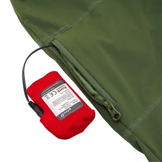 Vyhrievané tričko s dlhým rukávom Glovii GJ1C 2600 mAh - zelená