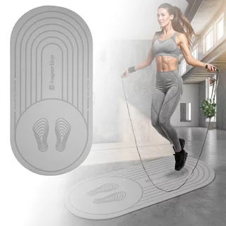 Podložka na cvičenie inSPORTline Ampfinity 123x60x0,6 cm - šedá