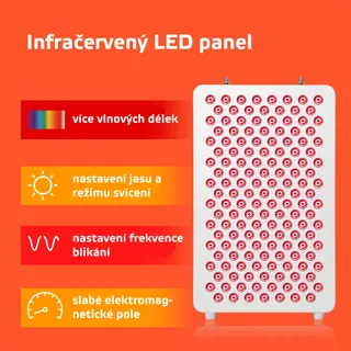 Infračervený LED panel inSPORTline Katuni - 60 LED - čierna