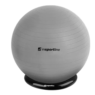 Gymnastická lopta inSPORTline Top Ball 85 cm so základňou BallBase - šedá