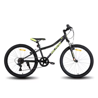 Juniorský horský bicykel Hiland Climber 24" • 125-150 cm - čierna